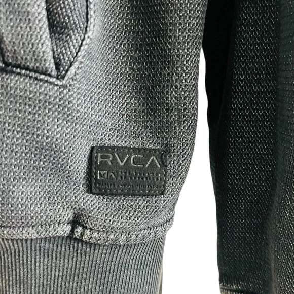 RVCA Charcoal Black Zip-Up Jacket - Picture 4 of 4